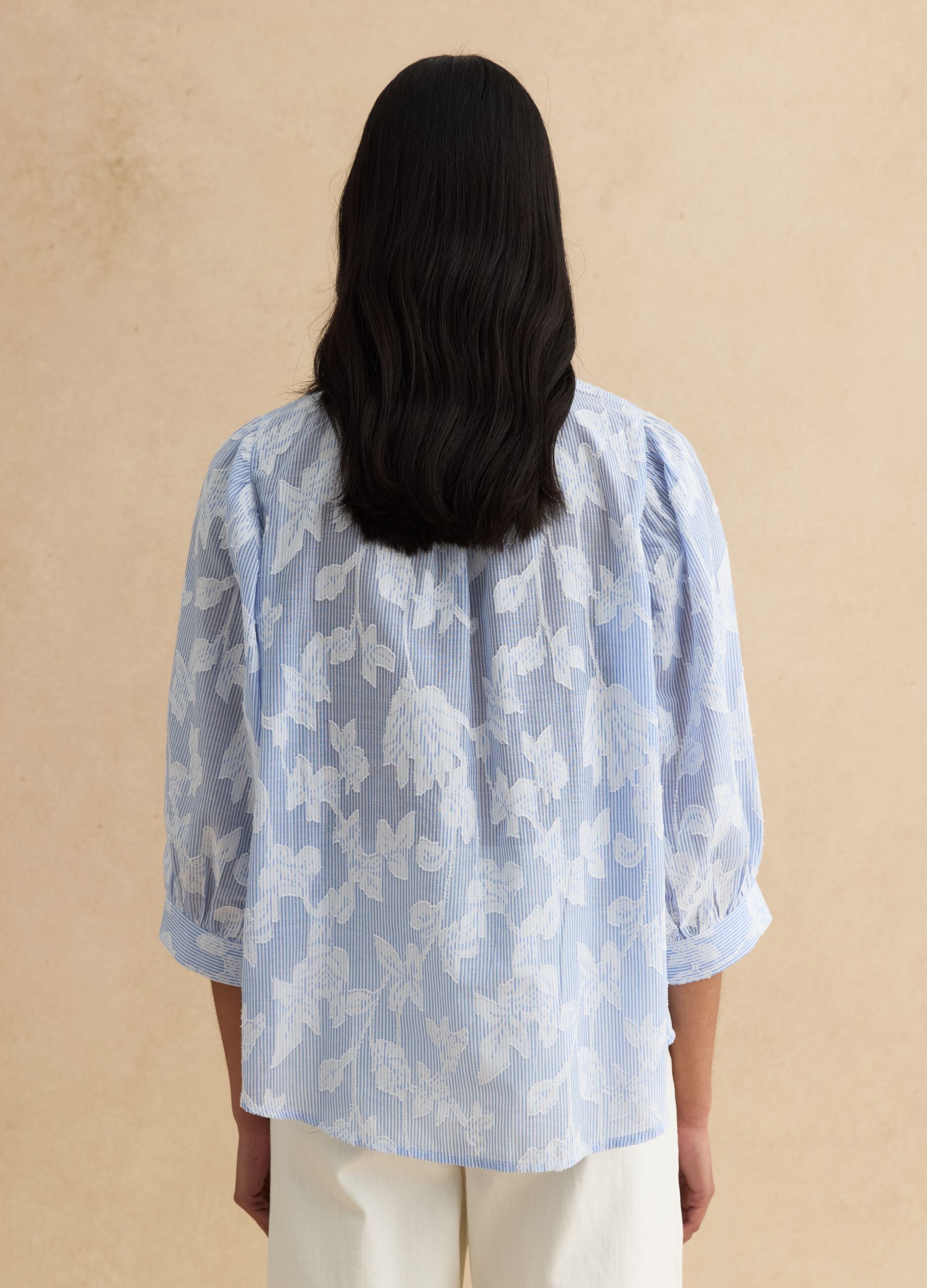 Multicolour pure cotton regular fit shirt with floral design