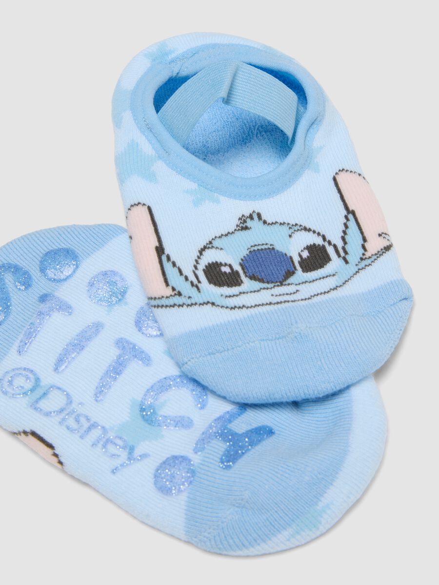 2-pack multicolour Lilo & Stitch print socks in stretch organic cotton_2
