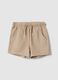 Grey pure cotton shorts for toddler regular fit_0
