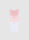 Tripack canottiere multicolor da neonato in puro cotone_2
