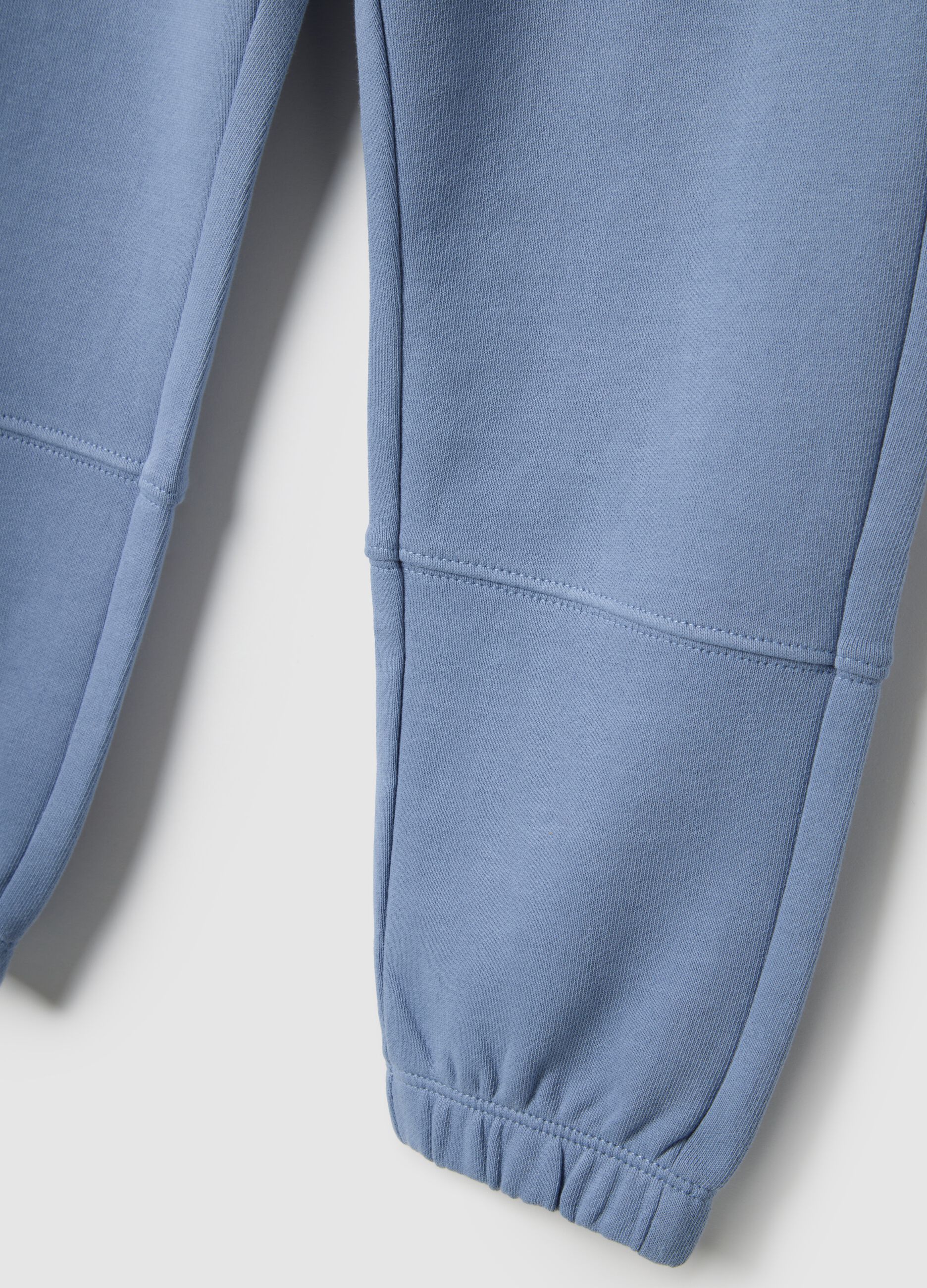 Kids' Blue Jogger Pants in Pure Cotton Regular Fit
