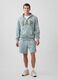 Cotton blend logo hoodie_0