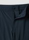 Blue regular-fit stretch chino Bermuda shorts_5