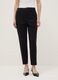 Slim fit black chino trousers_1