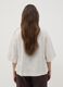 Multicolour striped linen blend regular fit t-shirt_3