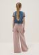 Girls' super wide leg jeans in pure pink cotton denim_1