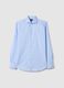 Multicolour striped slim fit pure cotton shirt_4