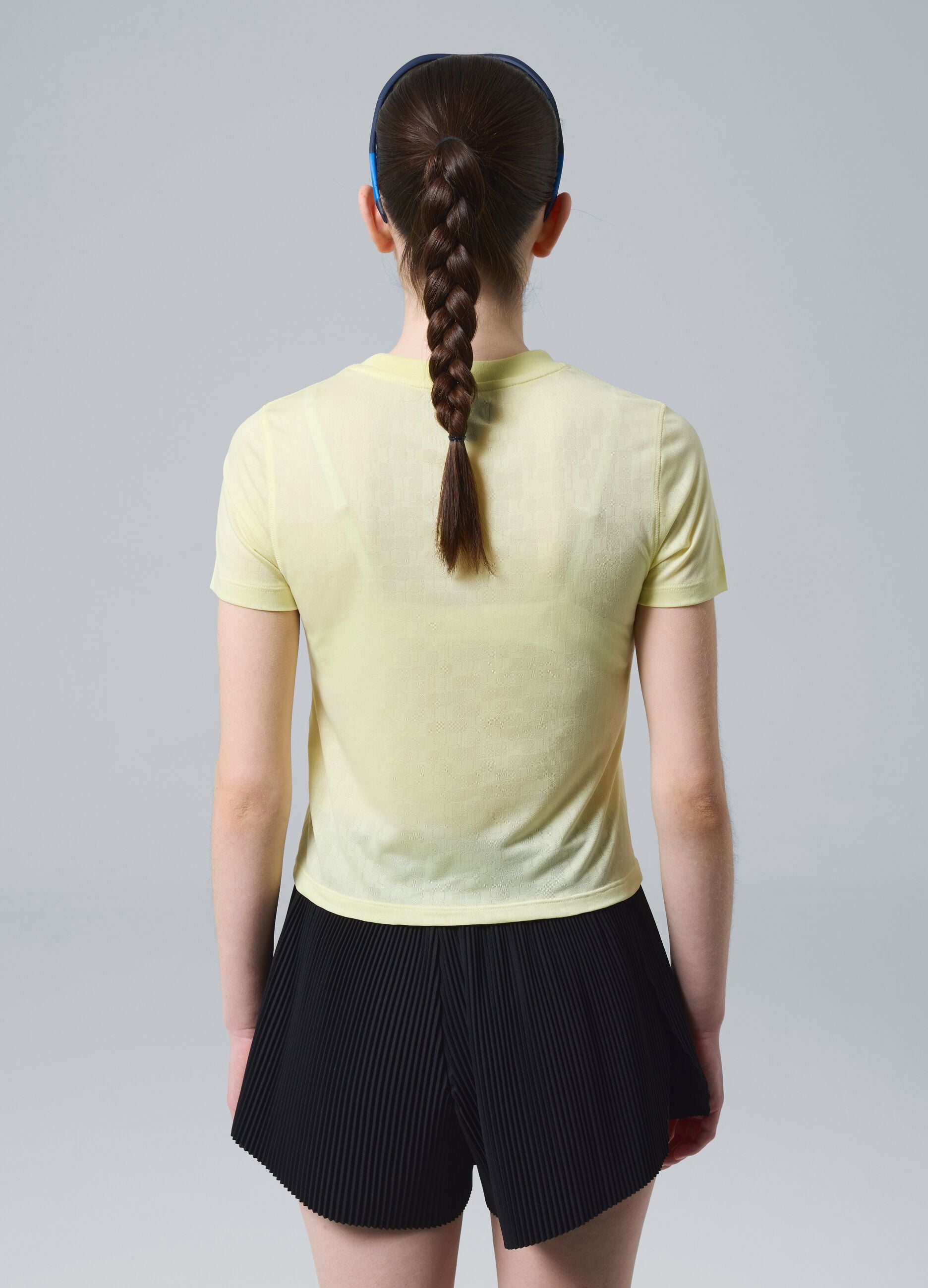Yellow technical sports T-shirt ALTAVIA COURT