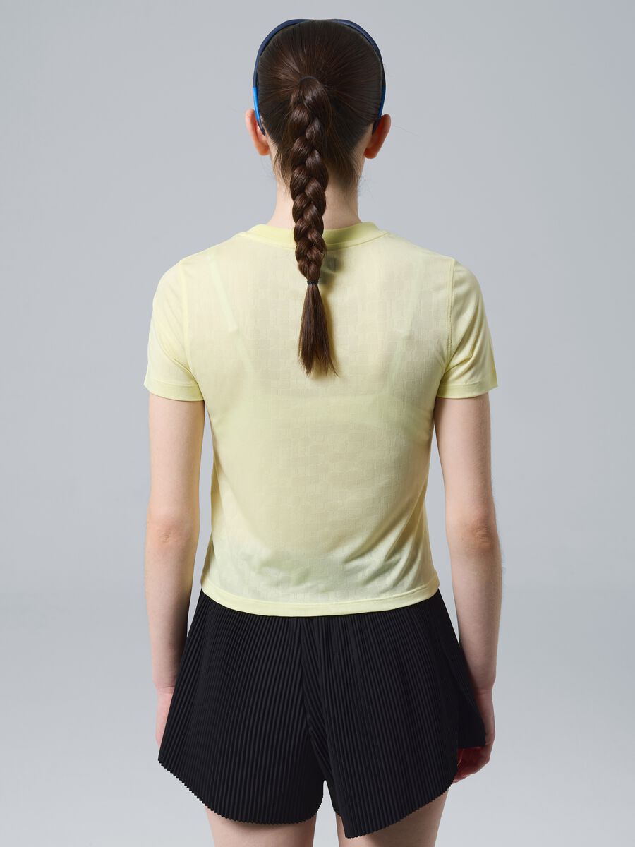 T-shirt tecnica sportiva gialla ALTAVIA COURT_4