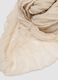Sciarpa beige effetto stropicciato semitrasparente_2