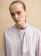 Oversize fit multi-colour striped stretch cotton shirt_1