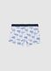 Children's regular fit multicoloured stretch cotton boxer shorts_1
