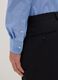 Blue cotton blend shirt regular fit easy iron_3