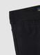 Black organic cotton flared trousers_2