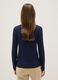 Blue stretchy viscose regular fit t-shirt_2