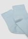 Blue stretch cotton socks_1