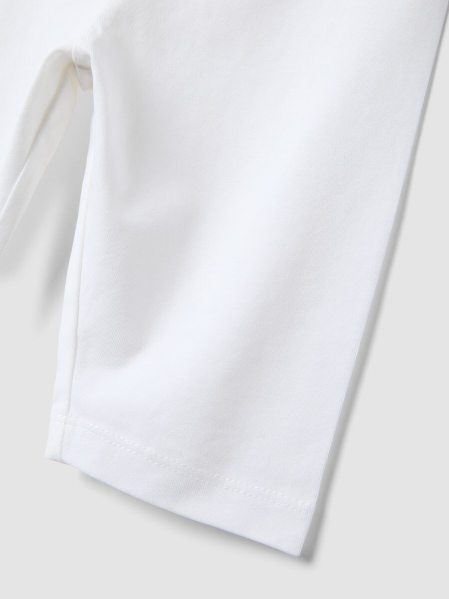 White organic cotton cycling shorts_3