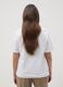 White pure cotton regular fit T-shirt with print_3
