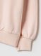 Regular fit pink cotton sweatshirt with print for girls_3