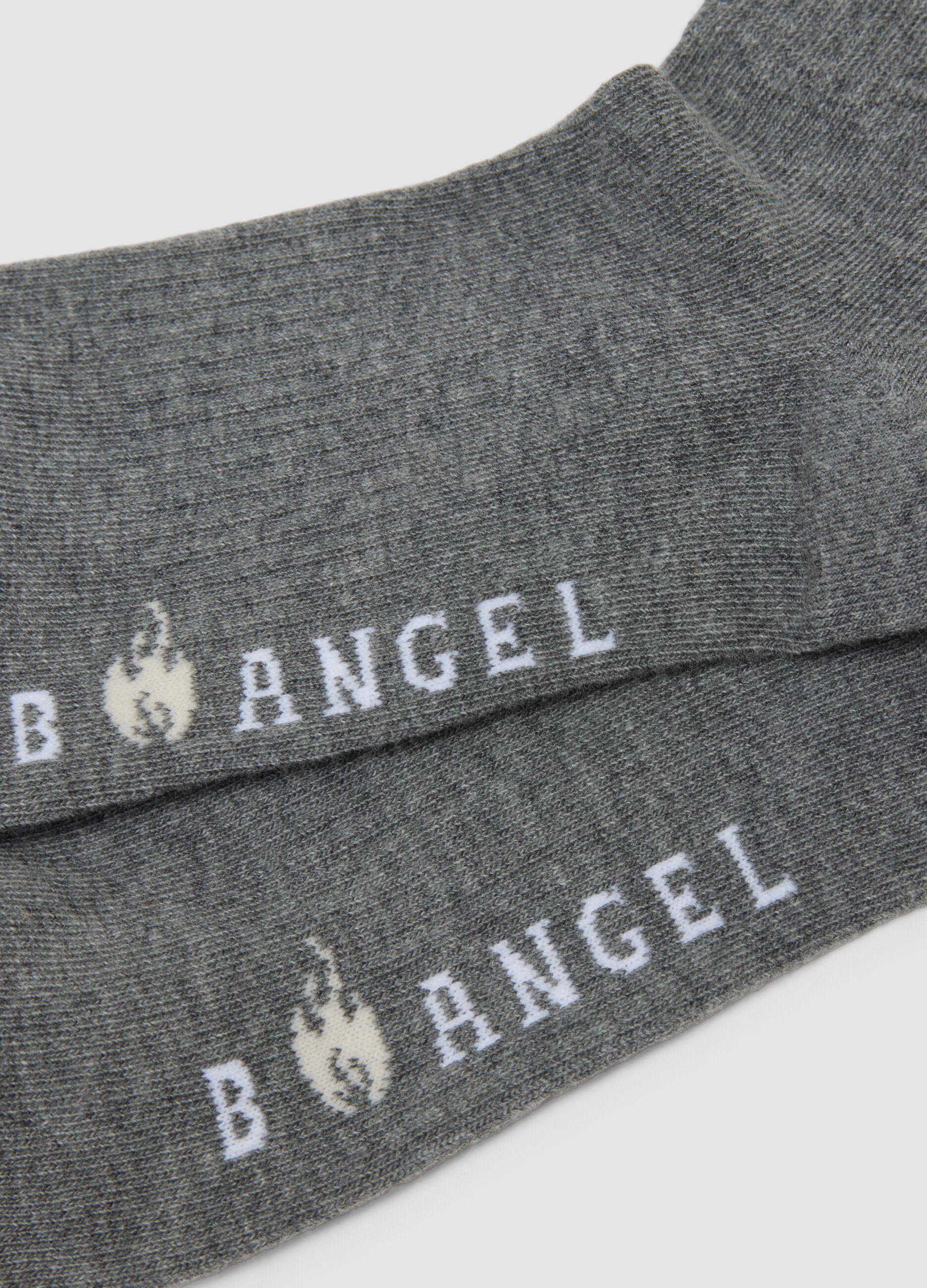 Three-pack of multicolour stretch-cotton sports socks