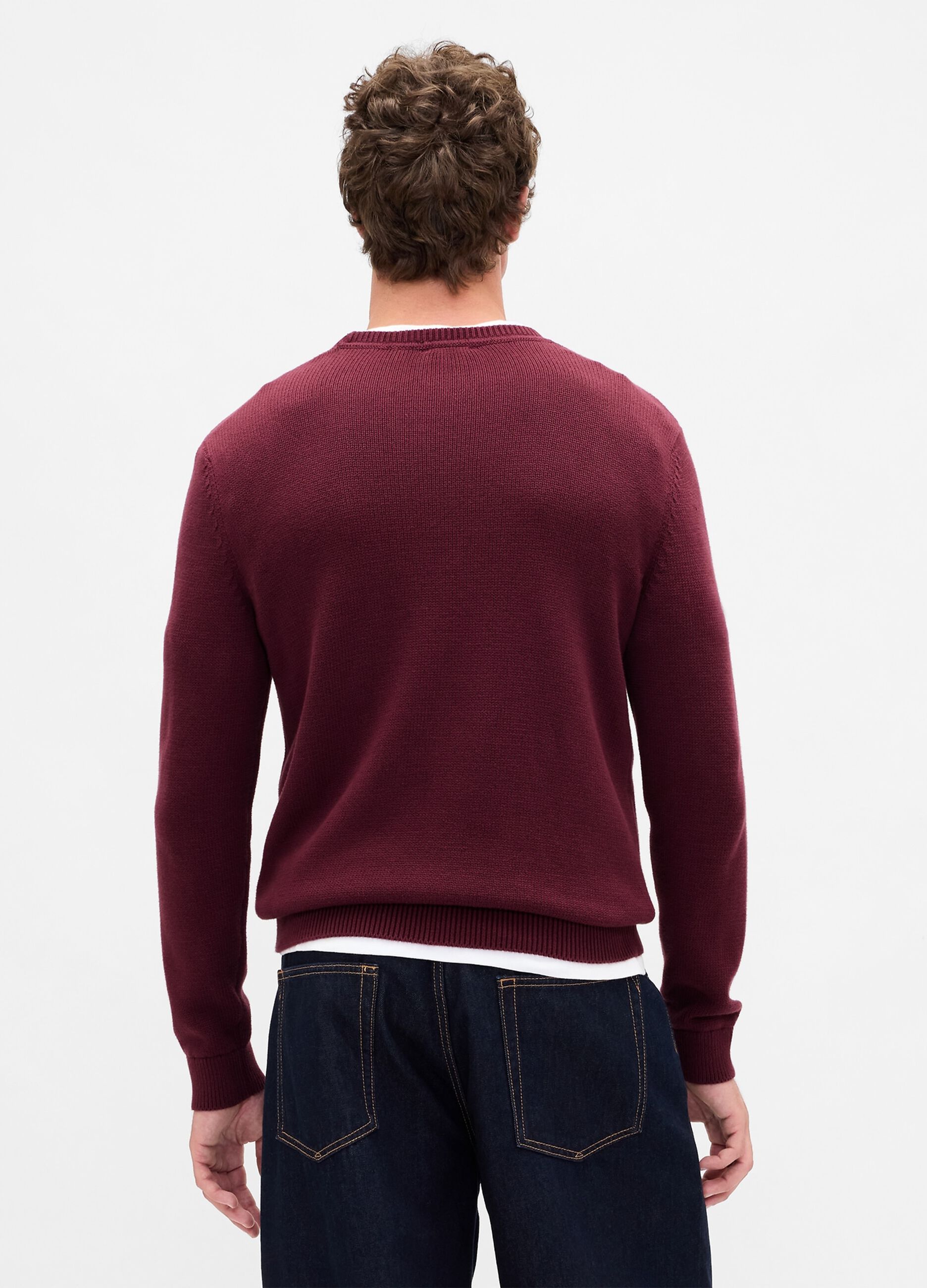 Red cotton jumper