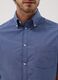 Blue short-sleeved regular-fit checked shirt, easy iron_2