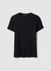 Slim fit black stretch cotton t-shirt_4