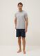 Grey and blue pure cotton jersey pyjamas_0