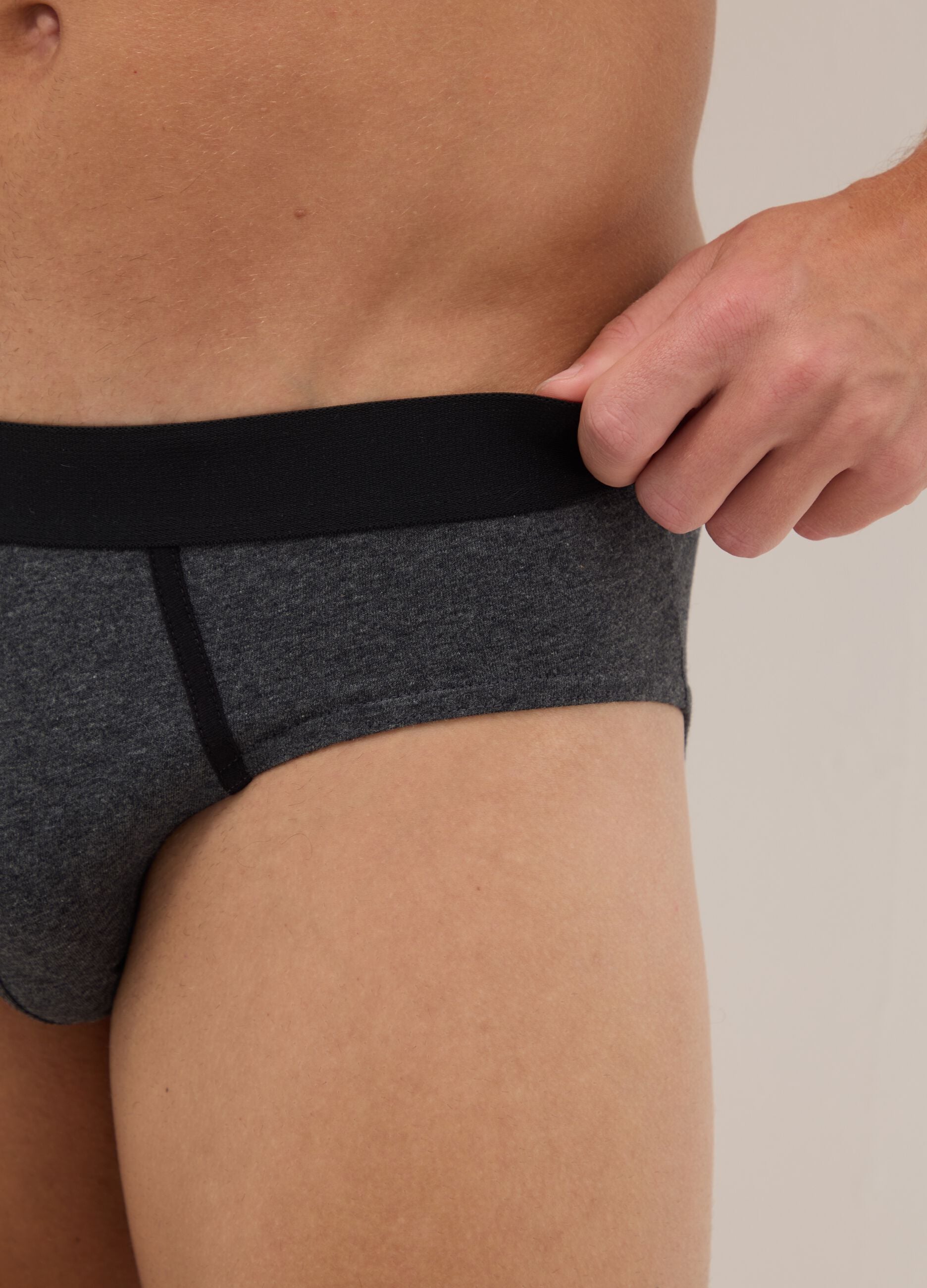 Multipack of multicolour regular fit stretch cotton briefs