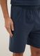 Short pyjamas in pure blue cotton regular fit with print_3