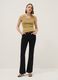 Yellow stretch cotton vest top, regular fit_0