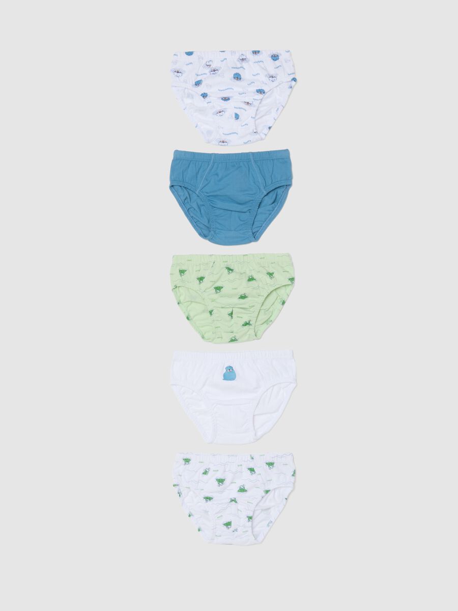 Multipack pure cotton multicolour boys' briefs regular fit_0