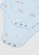 Multicoloured sleeveless pure cotton baby bodysuit pack_2