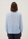 Blue pure cotton shirt with plaid regular fit_3