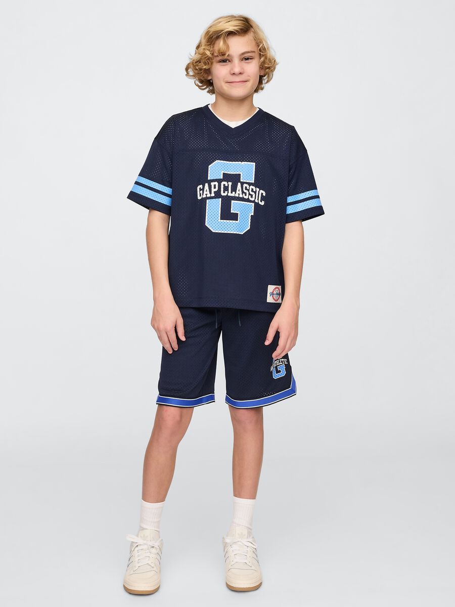 Blue Gap Kids knit fabric shorts_0