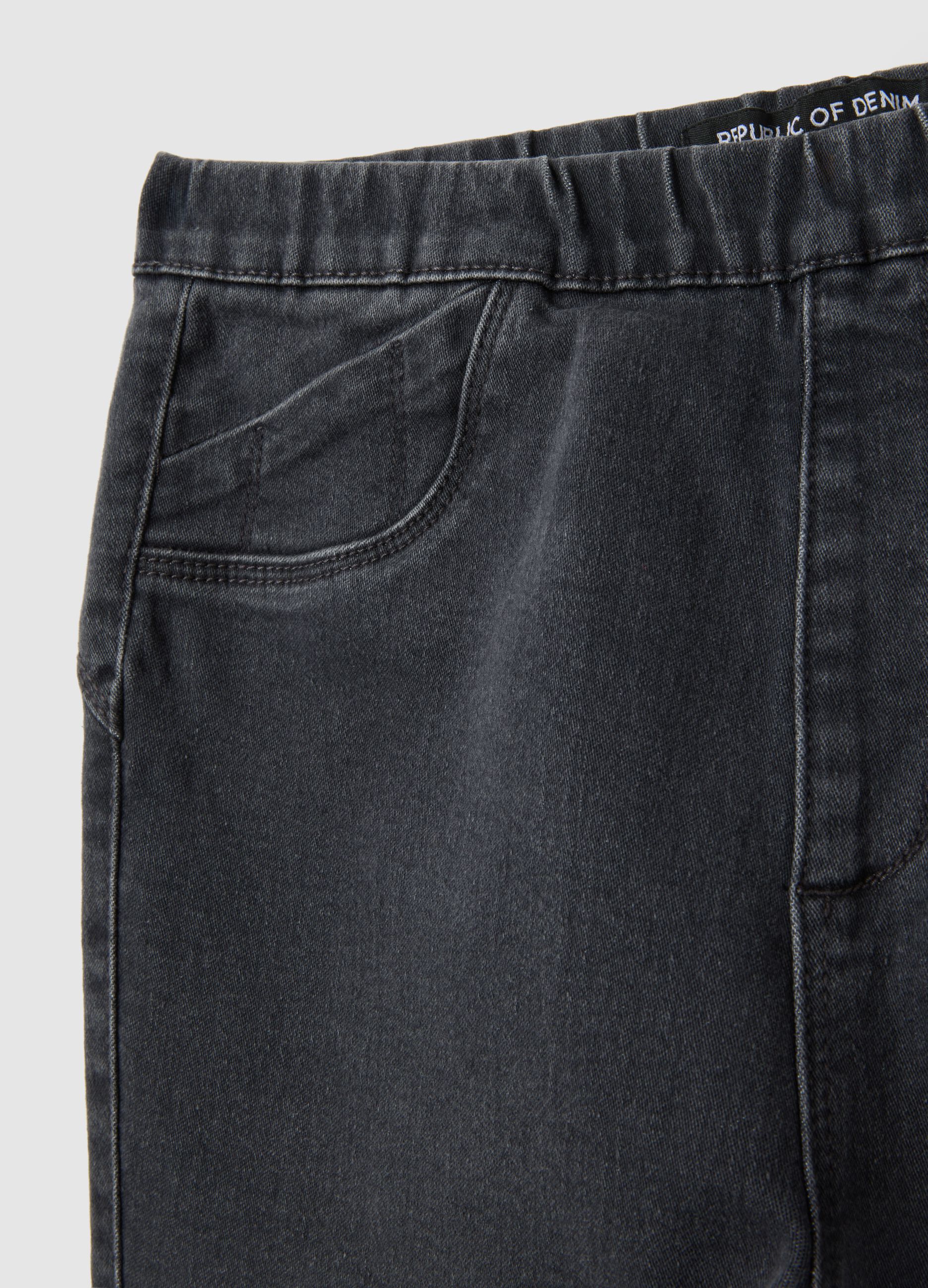Grey Stretch Skinny Jeans