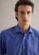 Long-sleeved blue cotton shirt, regular fit_3