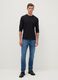 Slim fit stretch cotton blue jeans_0