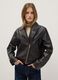 Black regular fit full zip jacket_1
