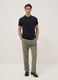 Slim fit blue pure cotton polo_1