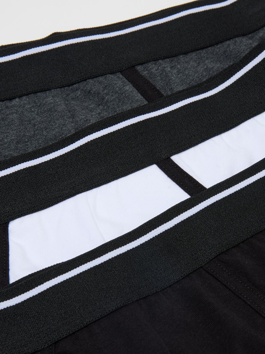 Tripack of multicolour stretch cotton regular fit briefs_5