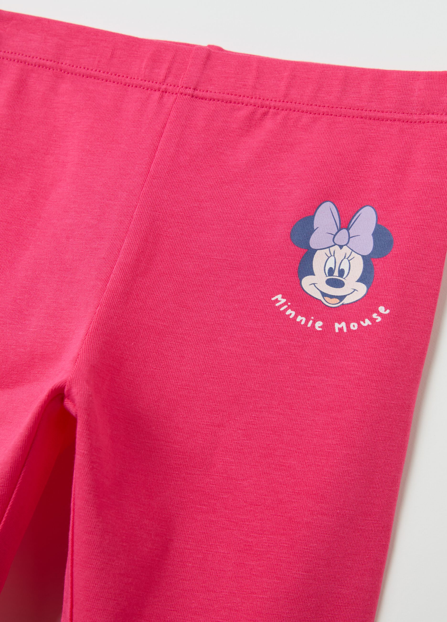 Jogging set with frills and Minnie Mouse print