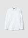 White Long Sleeve Pure Cotton Shirt Slim Fit_4
