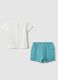 Multicoloured pure cotton baby set with patterns_1