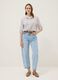 White striped pure cotton regular-fit shirt_0