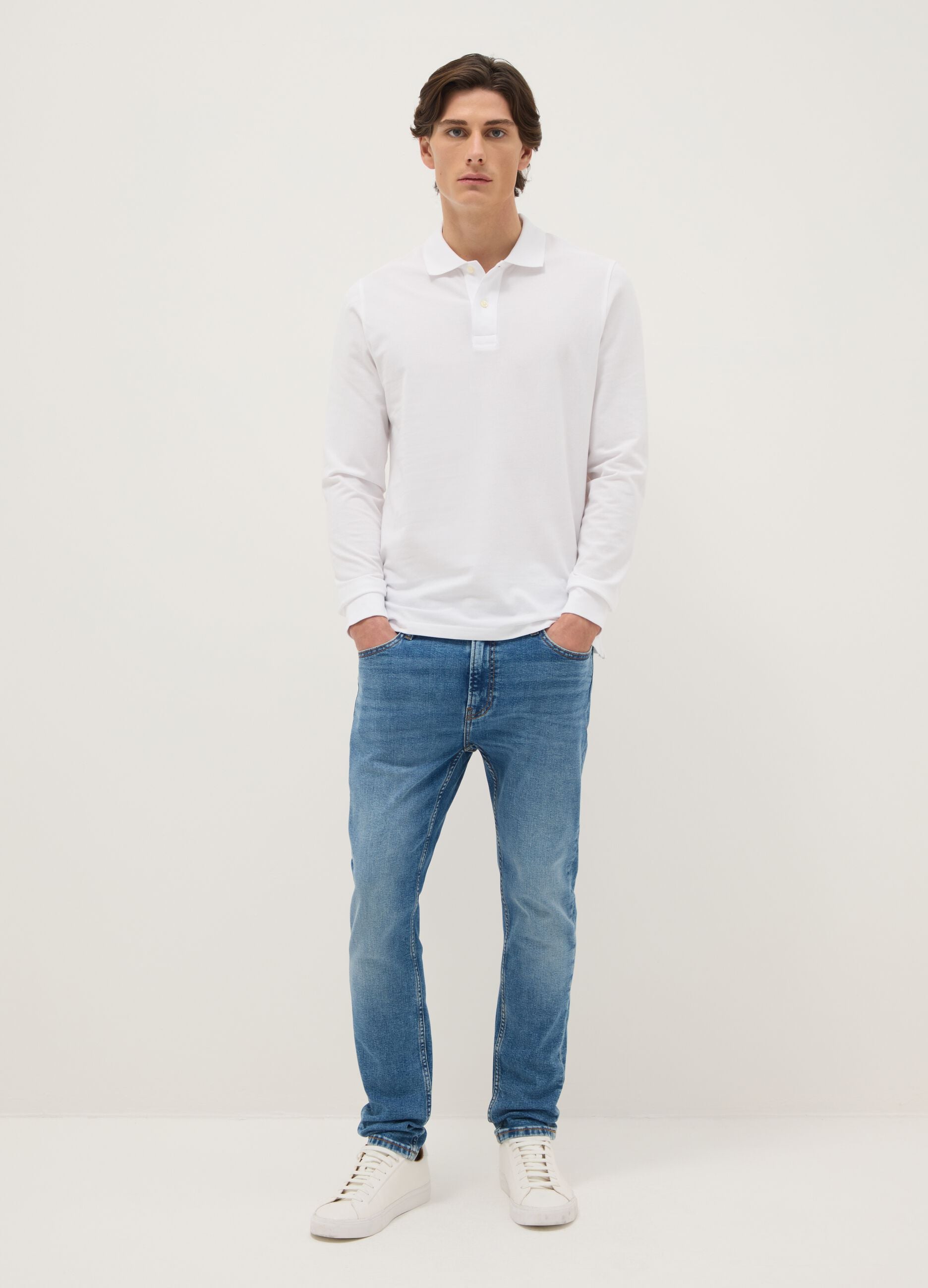 Super Skinny Fit Blue Denim Jeans