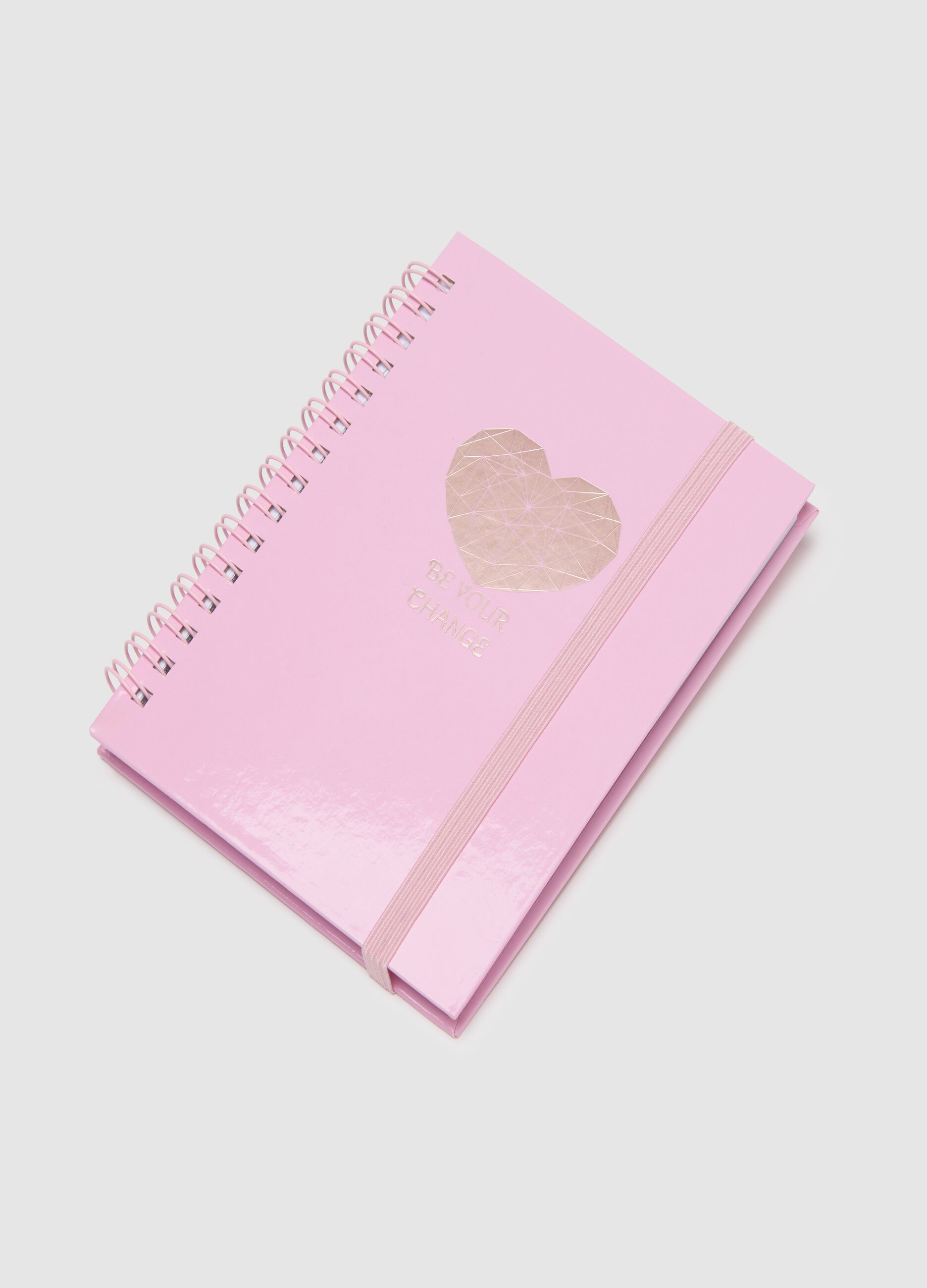 Hardcover Pink Agenda with Decorative Cover