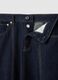 Long skirt in pure blue denim cotton regular fit_5