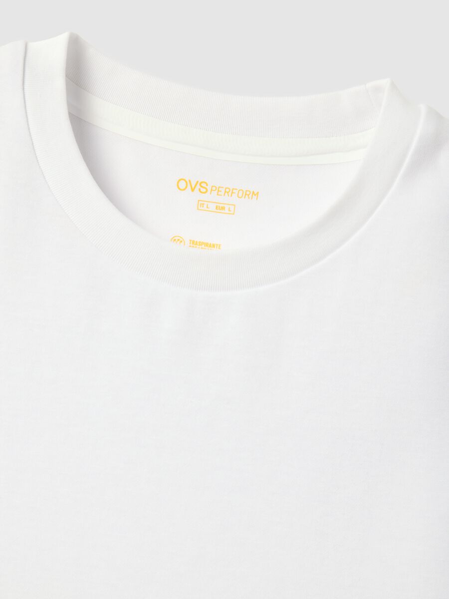 White Cotton Blend Vest Regular Fit_5