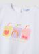 Sleeveless white pure cotton girl's t-shirt regular fit_2